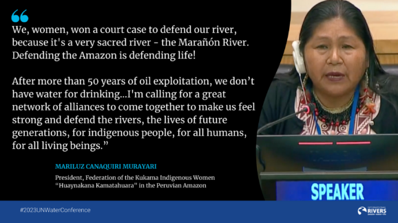 Calling For Bold And Inclusive Water Action For Rivers And Rights At ...